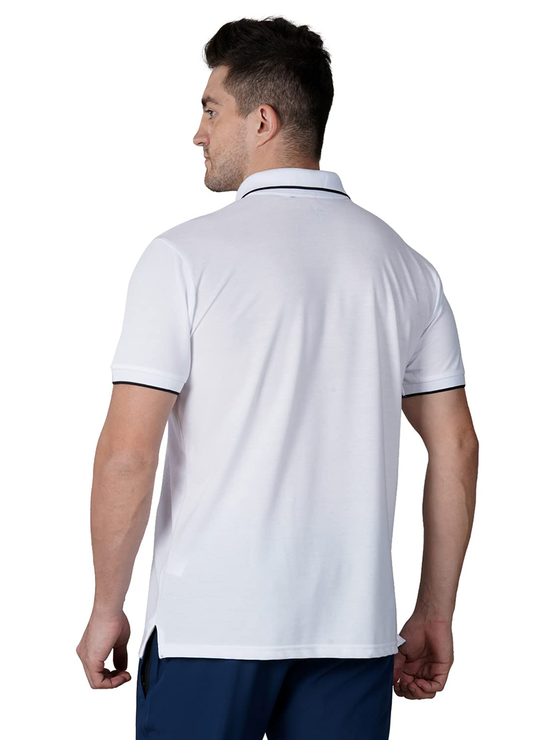 Nivia Nivia Ray Polo - 17 Pique T-Shirt - WHITE (5)