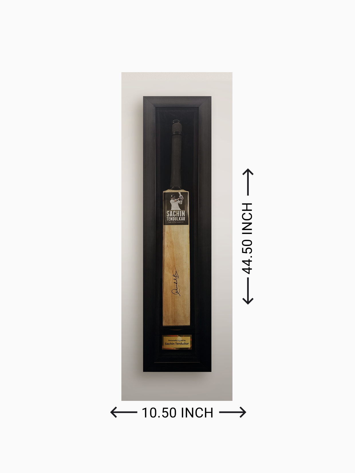 Sachin Tendulkar  Signed Cricket Bat: "The Little Master" (5)