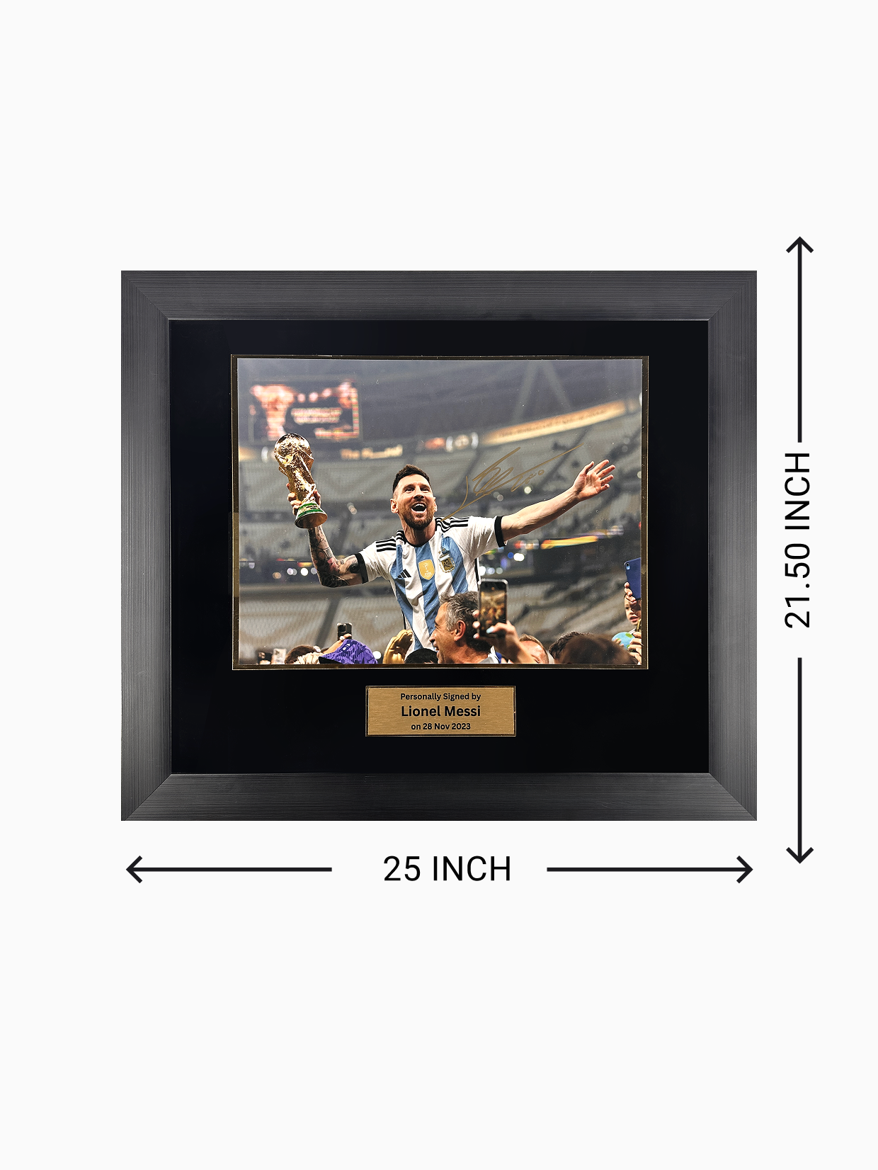 Lionel Messi Official 2022 FIFA World Cup Signed and Framed Argentina Photo: 2022 FIFA World Cup Winner (6)