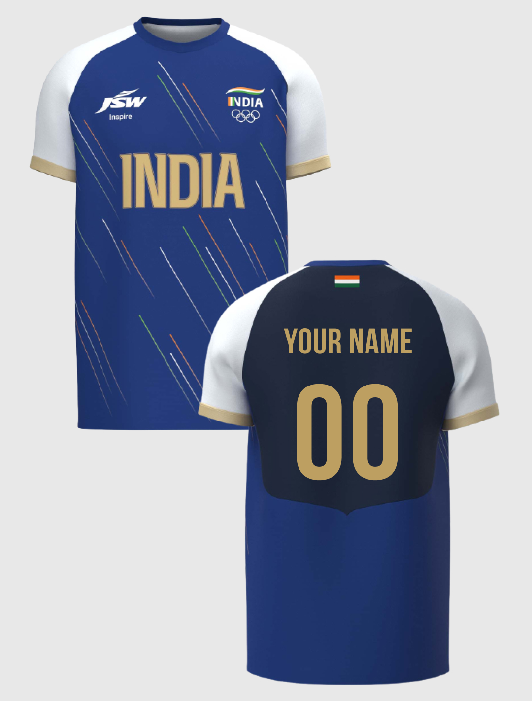 Olympics 2024 Olympics 2024 Team India Champions Jersey For Women - Customised (2)