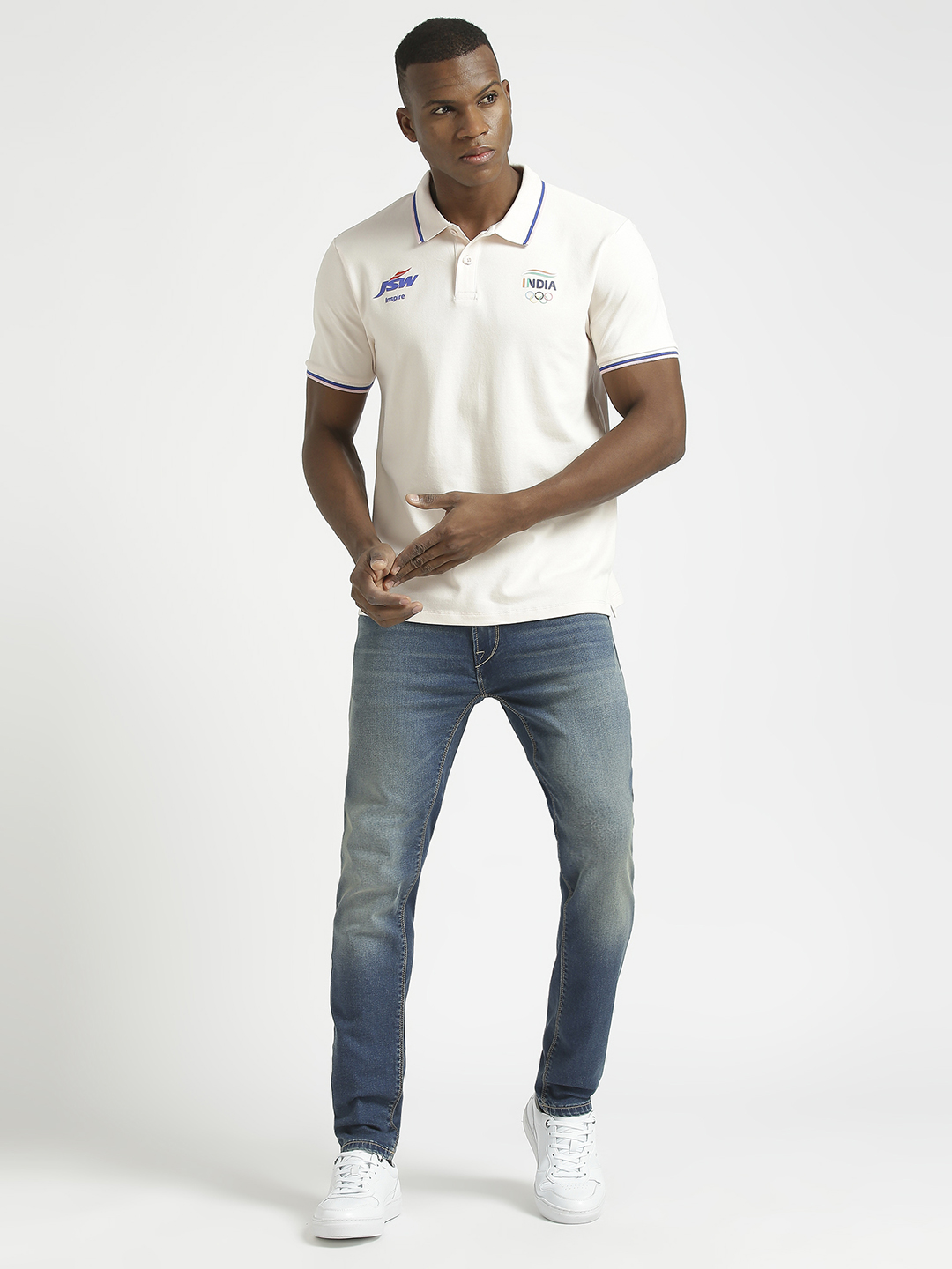 Olympics 2024 Olympics 2024 Team India Official Travel Jersey For Men (6)