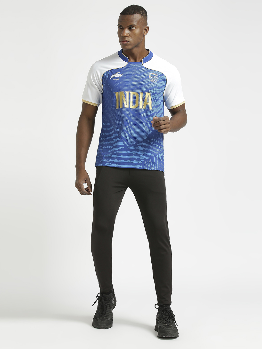 Olympics 2024 Olympics 2024 Team India Official Travel Jersey For Men (6)