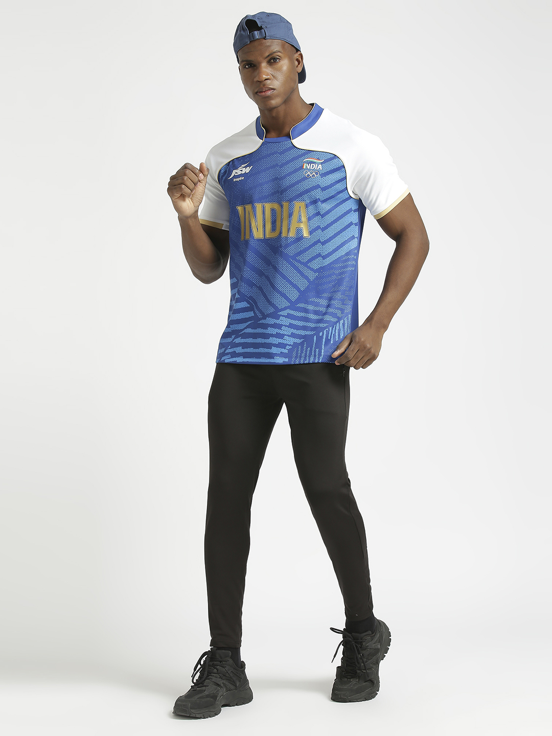 Olympics 2024 Olympics 2024 Team India Official Travel Jersey For Men (7)