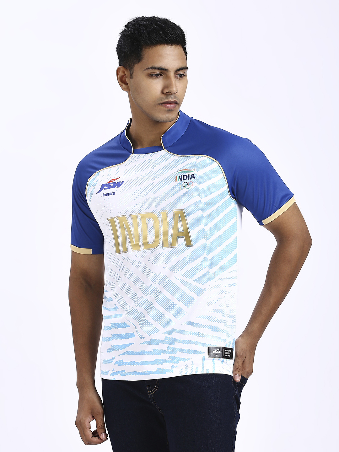 Olympics 2024 Olympics 2024 Team India Official Travel Jersey For Men (3)