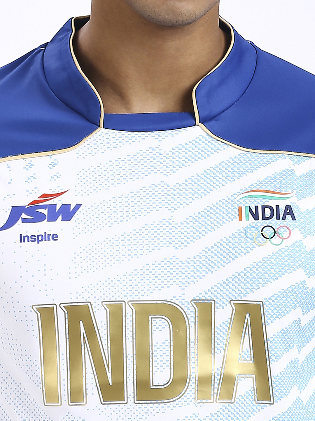 Olympics 2024 Olympics 2024 Team India Official Travel Jersey For Men (6)