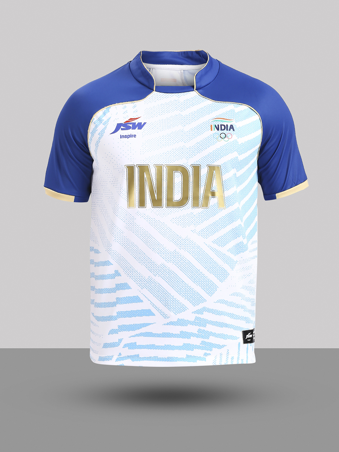 Olympics 2024 Olympics 2024 Team India Official Travel Jersey For Men (9)
