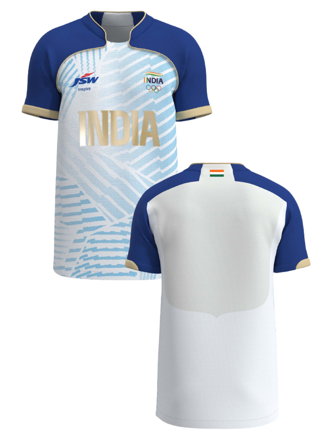 Olympics 2024 Olympics 2024 Team India Official Travel Jersey For Men - Customised (3)
