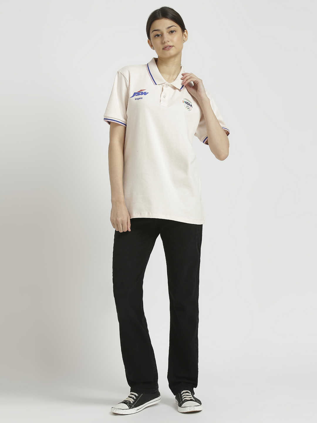 Olympics 2024 Olympics 2024 Team India Official Travel Jersey For Women (6)