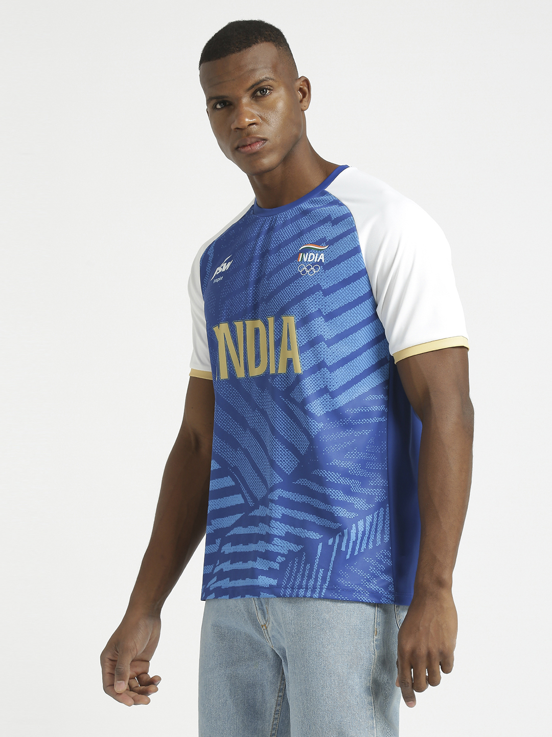 Olympics 2024 Olympics 2024 Team India Replica Jersey For Men (3)