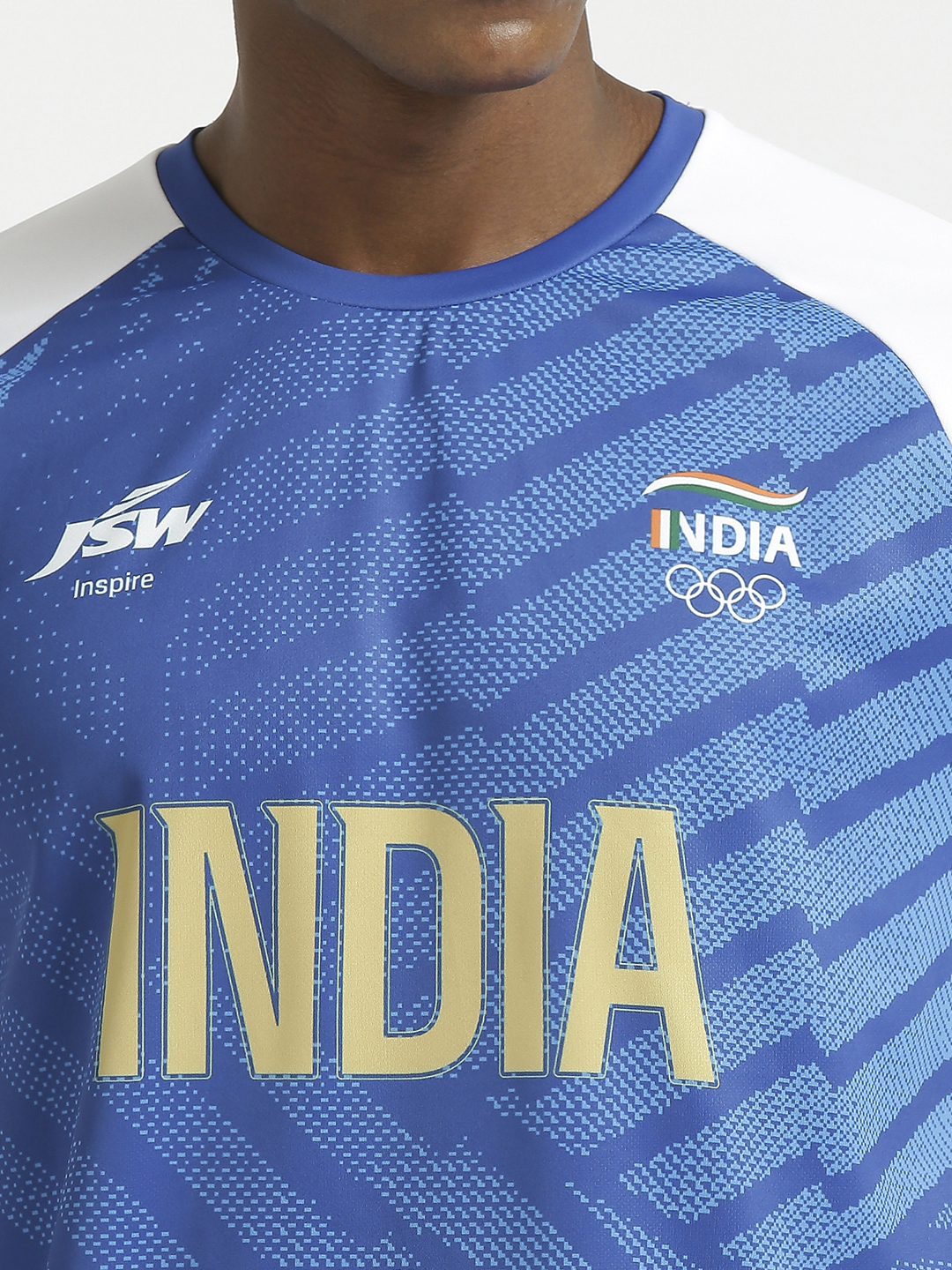 Olympics 2024 Olympics 2024 Team India Replica Jersey For Men (8)