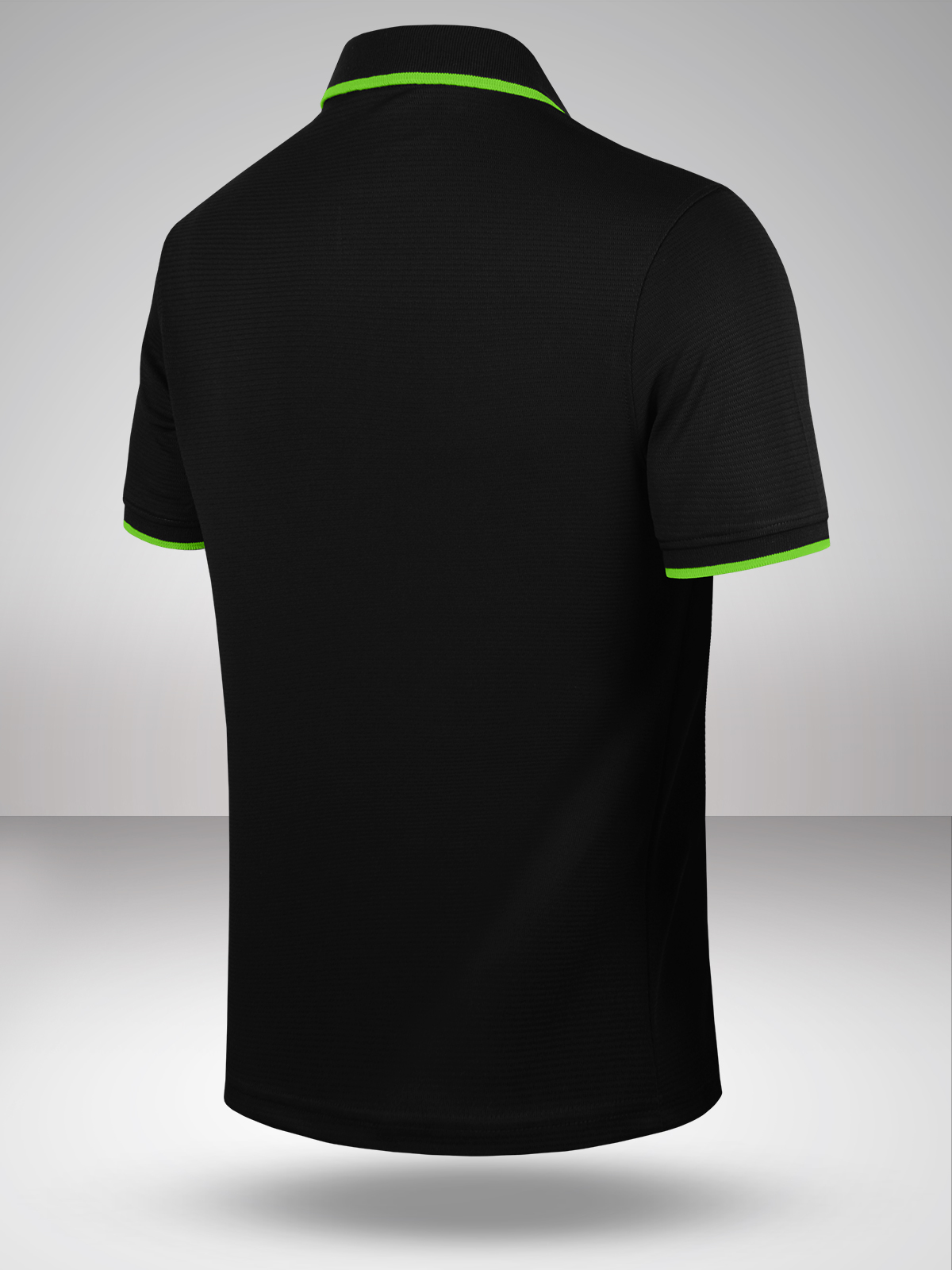 Paris Saint-Germain Men Black Half Sleeves Polo Collar Sports Core T-Shirt (2)