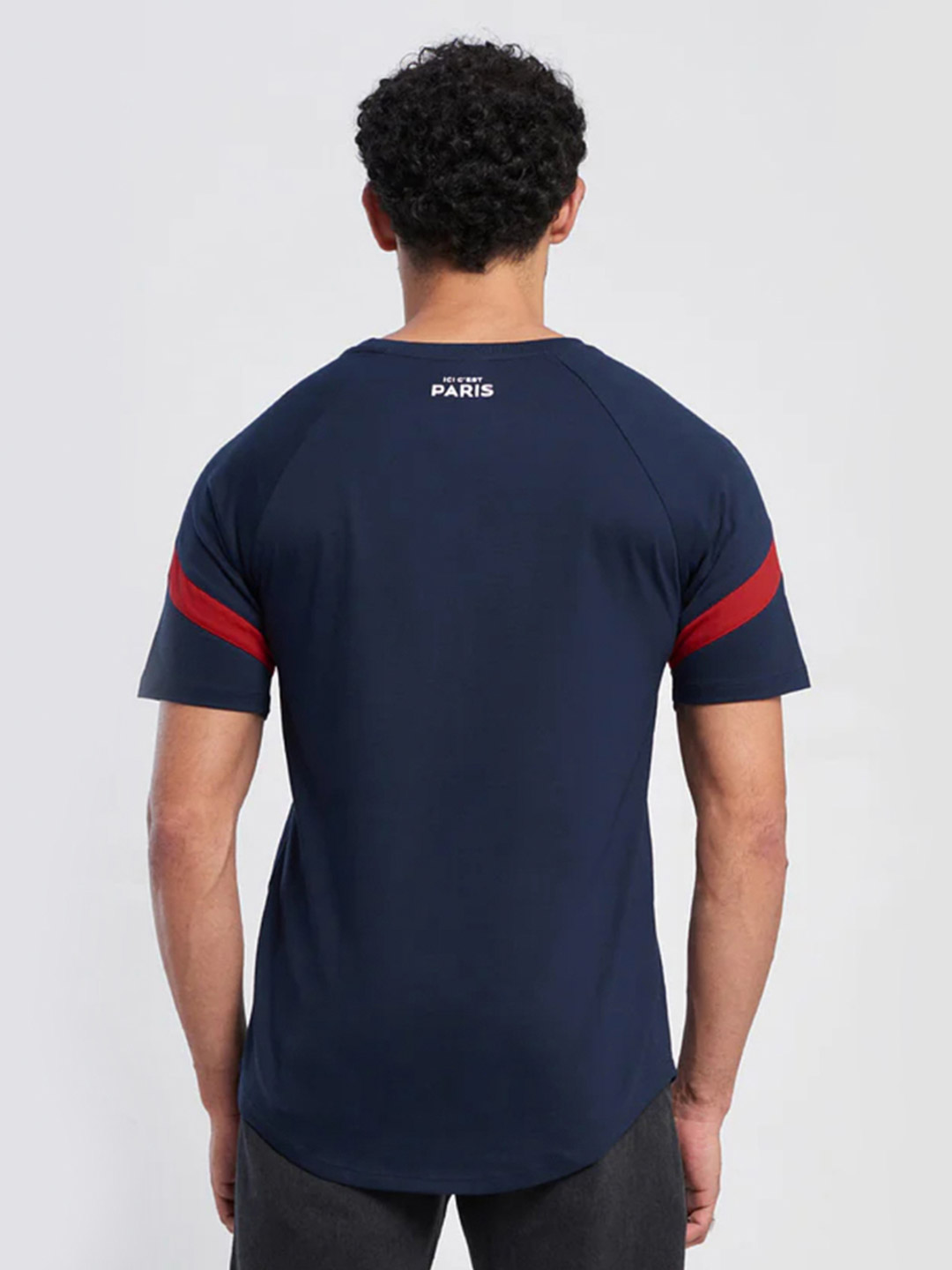 Paris Saint-Germain Men Dark Blue Printed Round Neck T-Shirts (3)