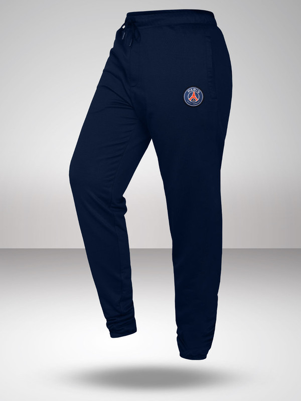 Paris Saint-Germain Men Navy Blue Printed Regular Fit Joggers (3)