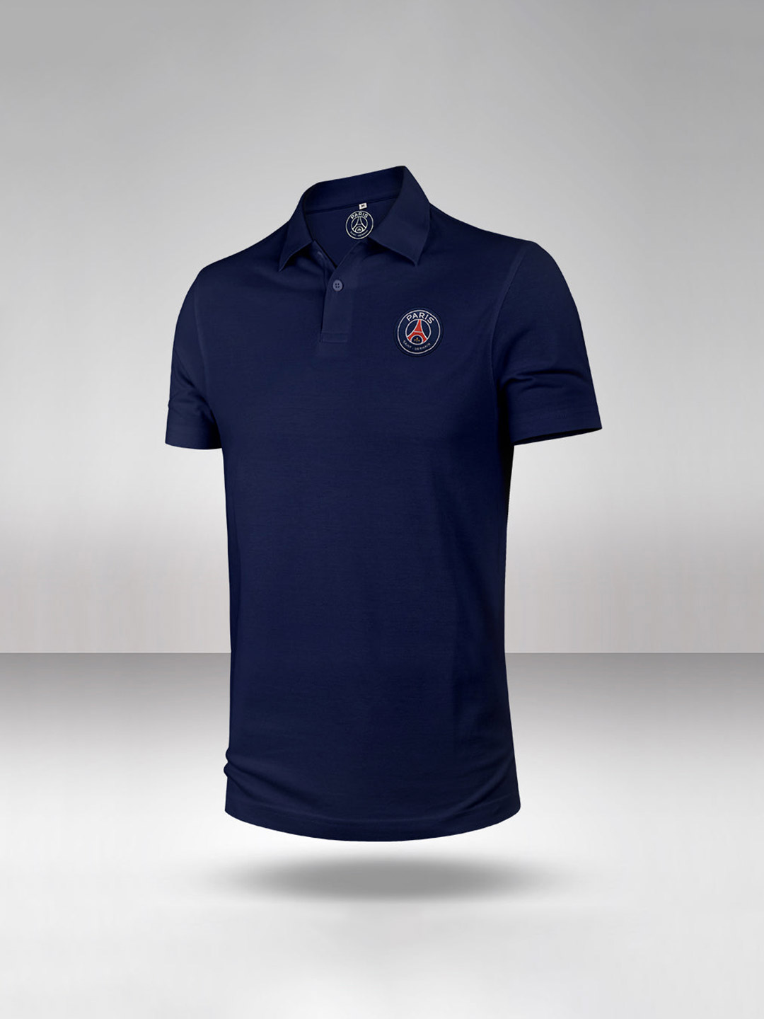 Paris Saint-Germain Paris Saint Germain Men Regular Fan Navy Polo T-Shirt (1)