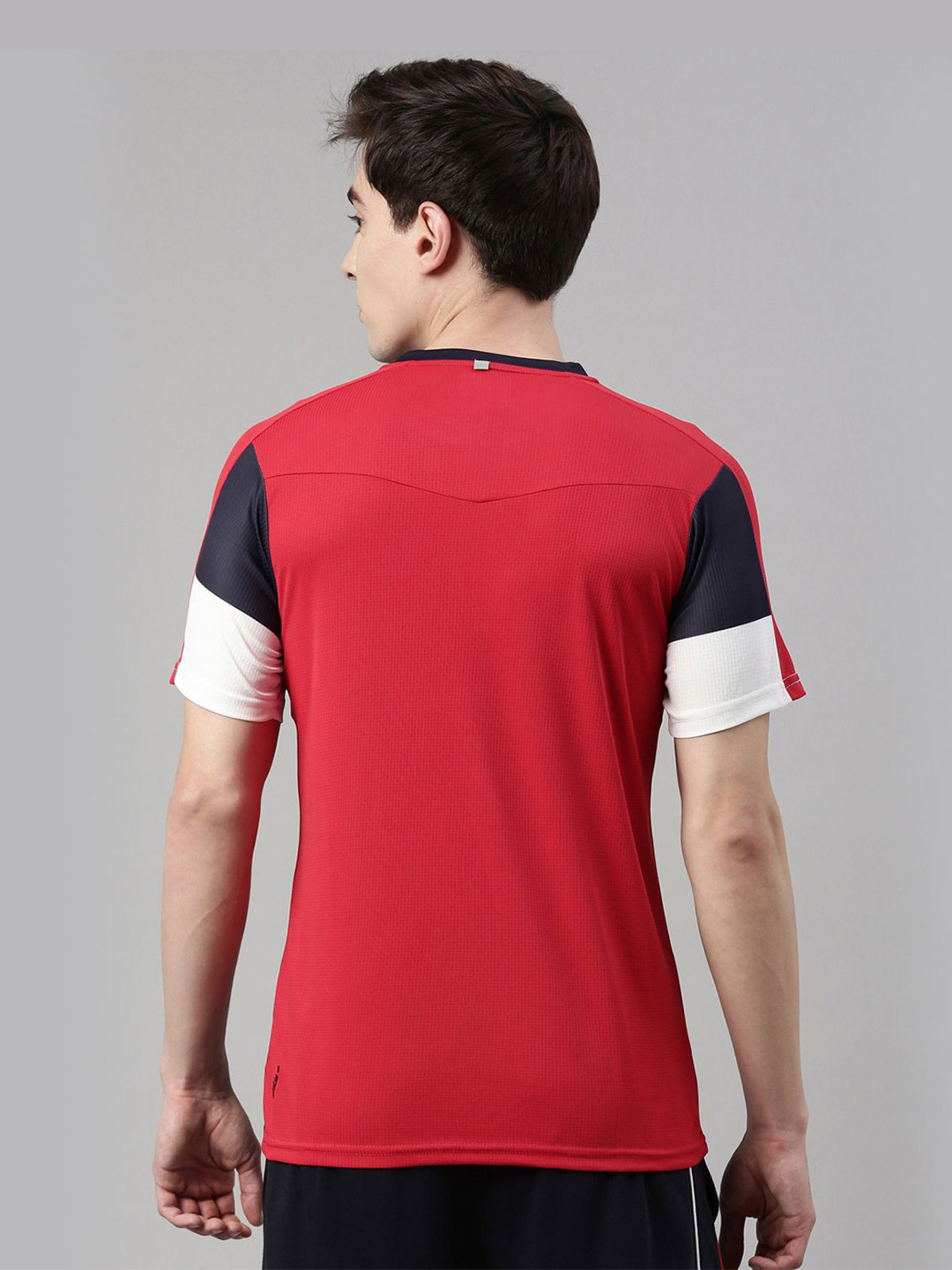 Proline Men Red Graphic Printed Round Neck Polyester T-Shirt (2)