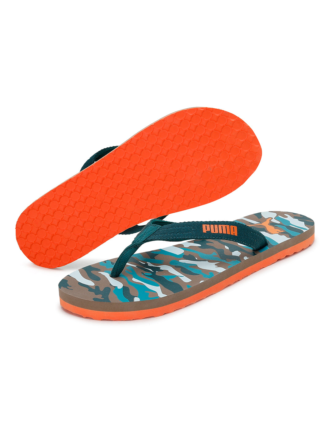 Puma Men Black and Green Oneder V2 Flip Flops (1)