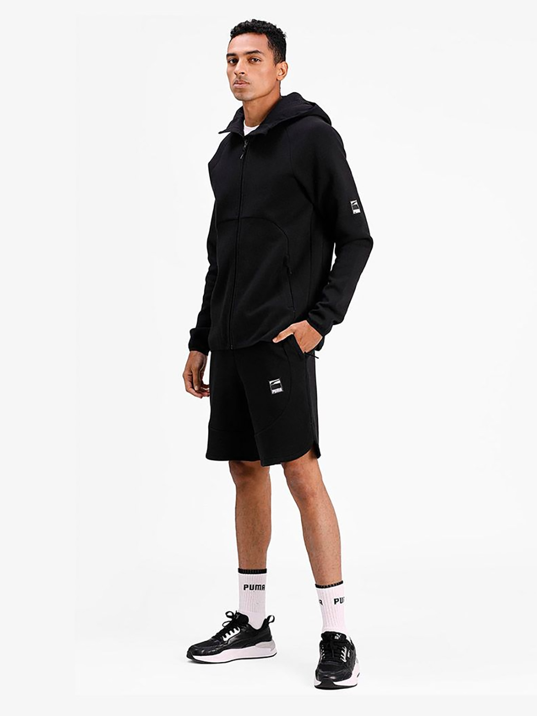 Puma Men Black Dime Shorts (5)