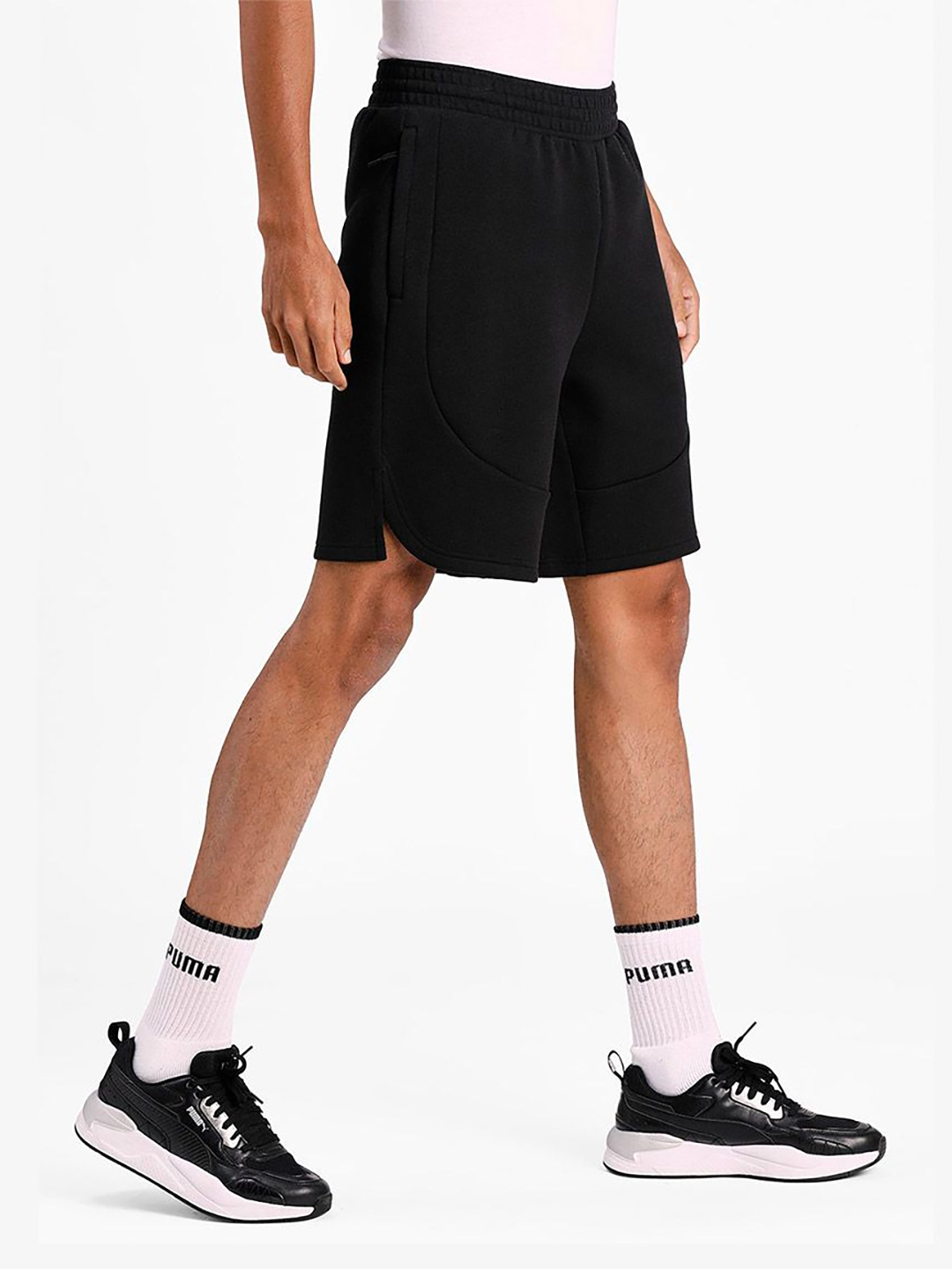 Puma Men Black Dime Shorts (3)