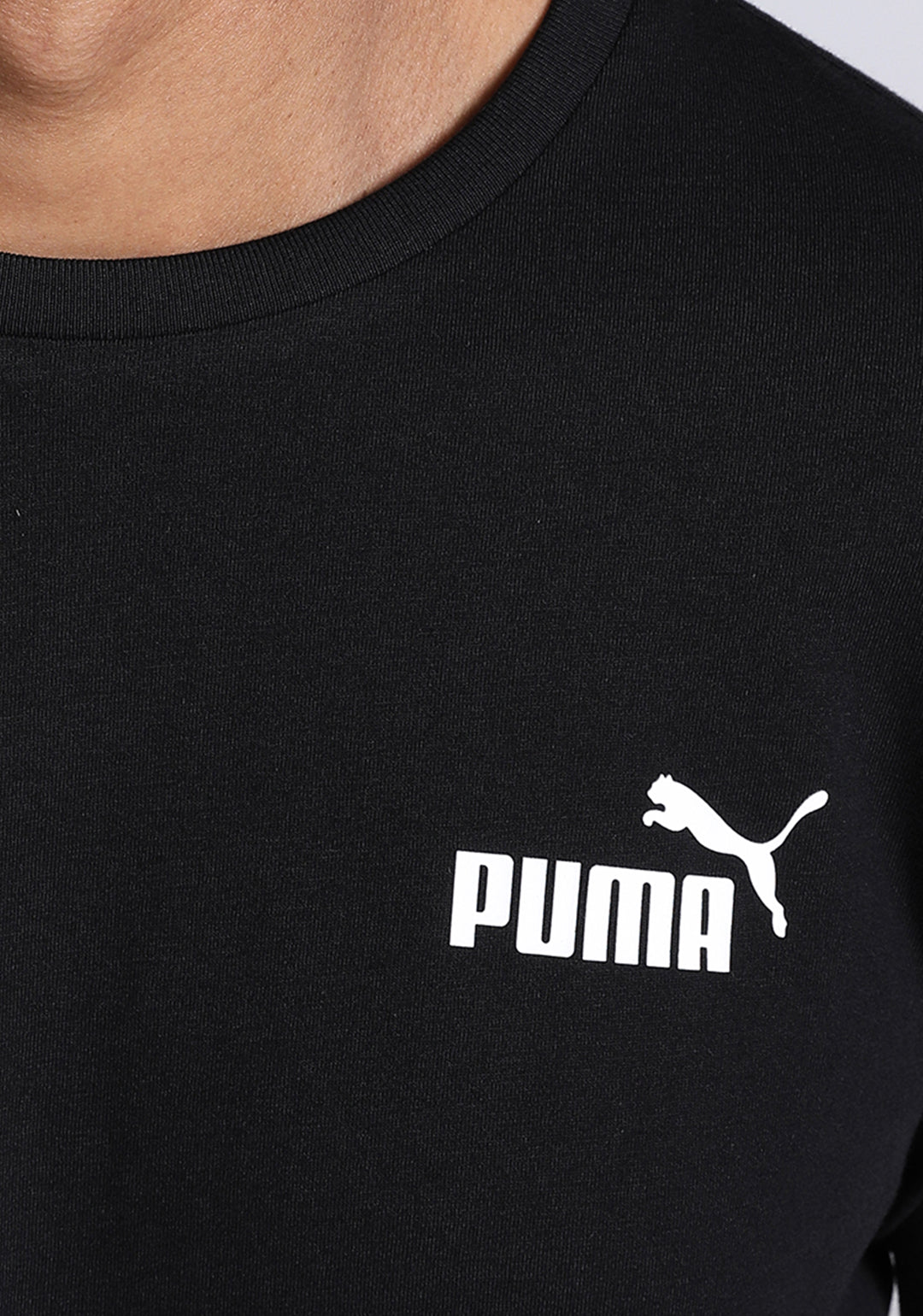 Puma Men Black ESS+ Tape T-Shirt (5)