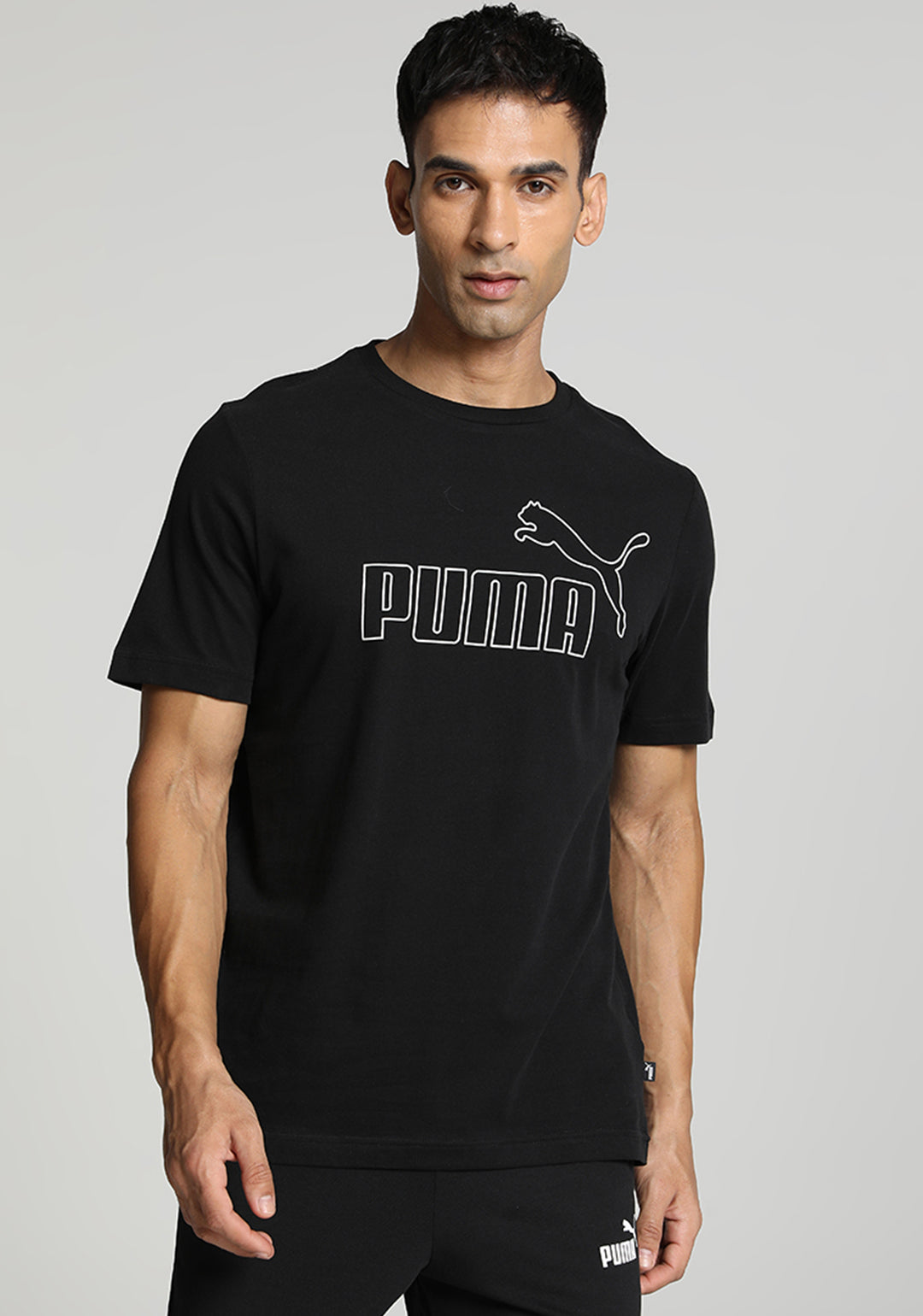 Puma Men Black ESS ELEVATED T-Shirt (1)