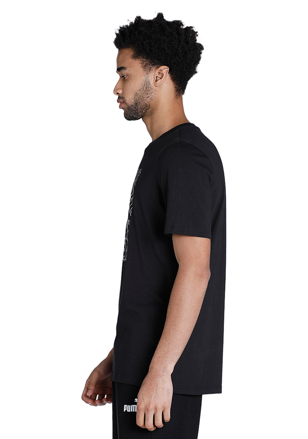 Puma Men Black GRAPHICS Cat T-Shirt (2)