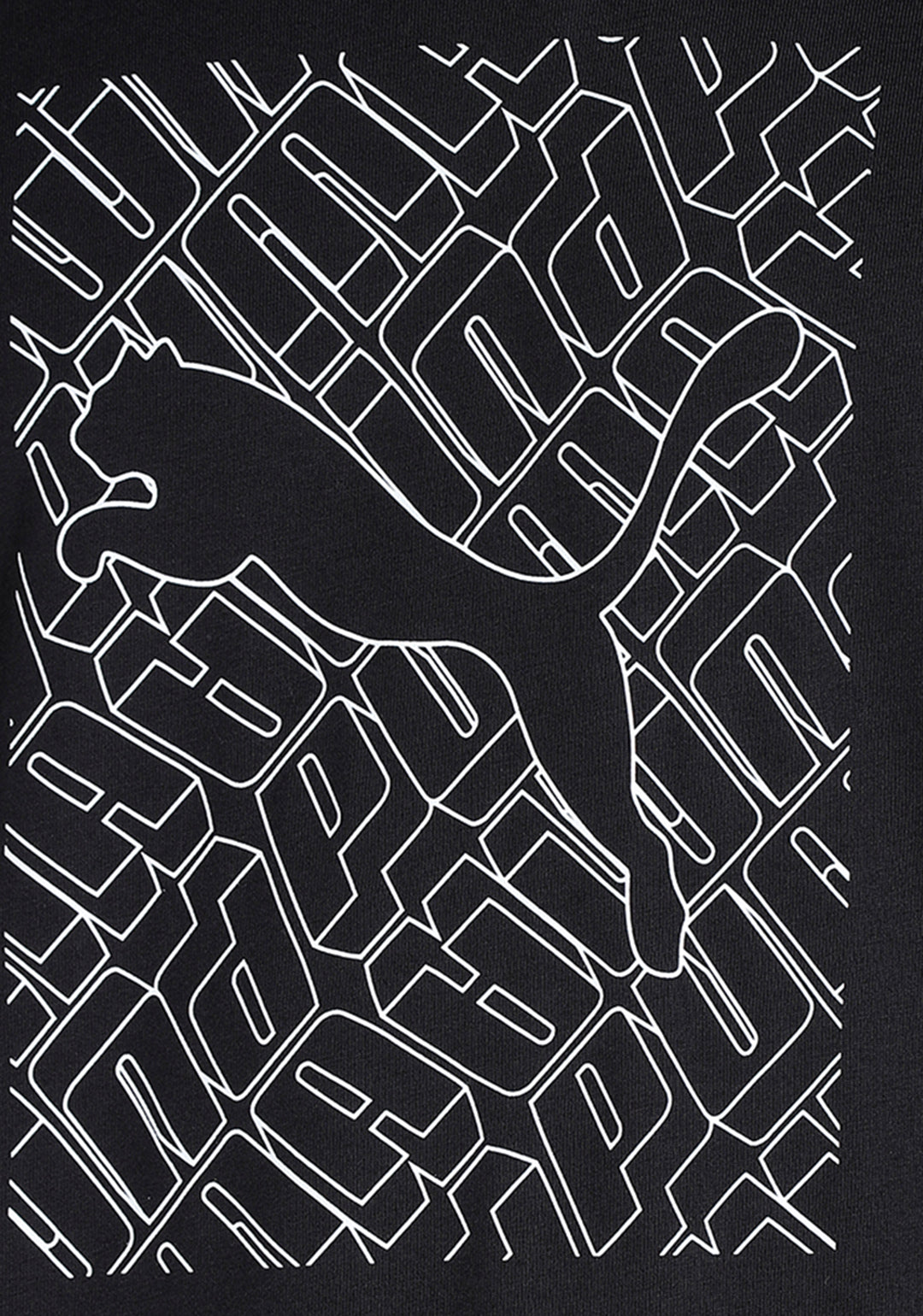 Puma Men Black GRAPHICS Cat T-Shirt (6)