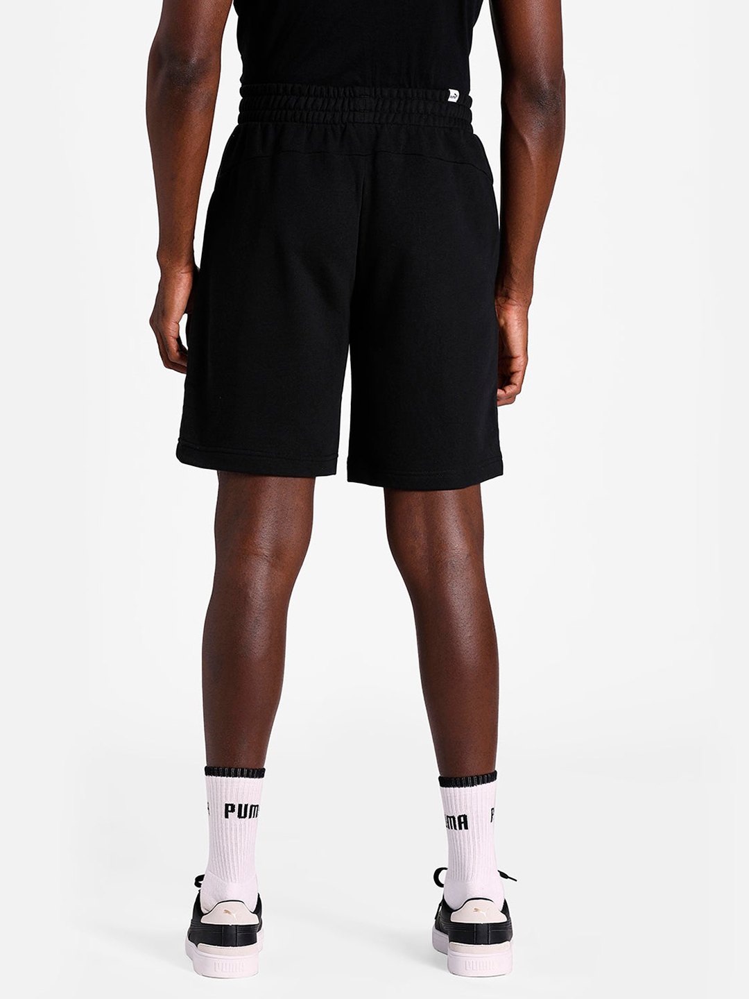 Puma Men Black Neymar Jr Creativity Logo Shorts (3)