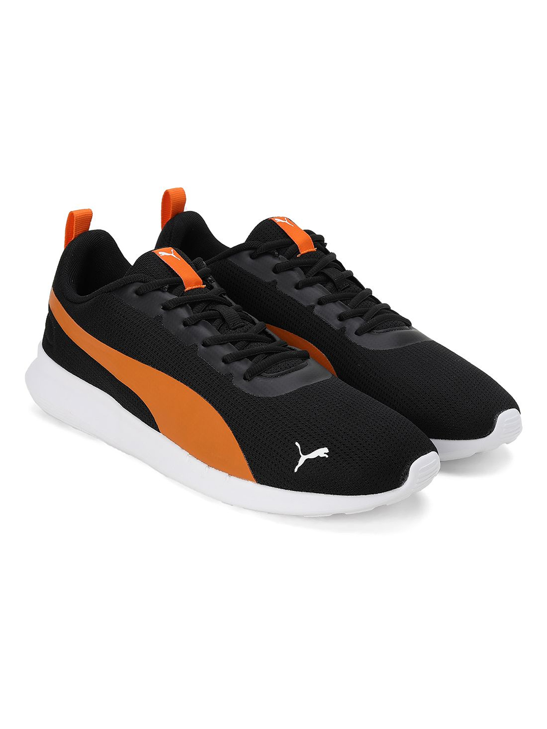 Puma Men Black & Orange Fireball Sports Shoes (2)