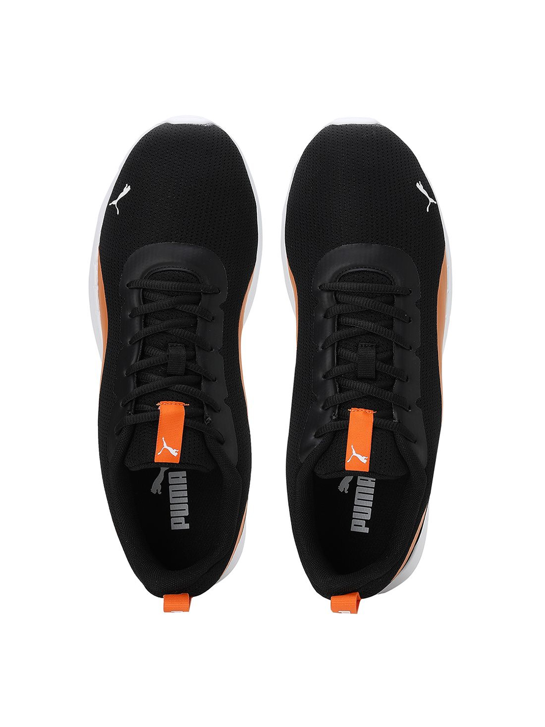 Puma Men Black & Orange Fireball Sports Shoes (5)