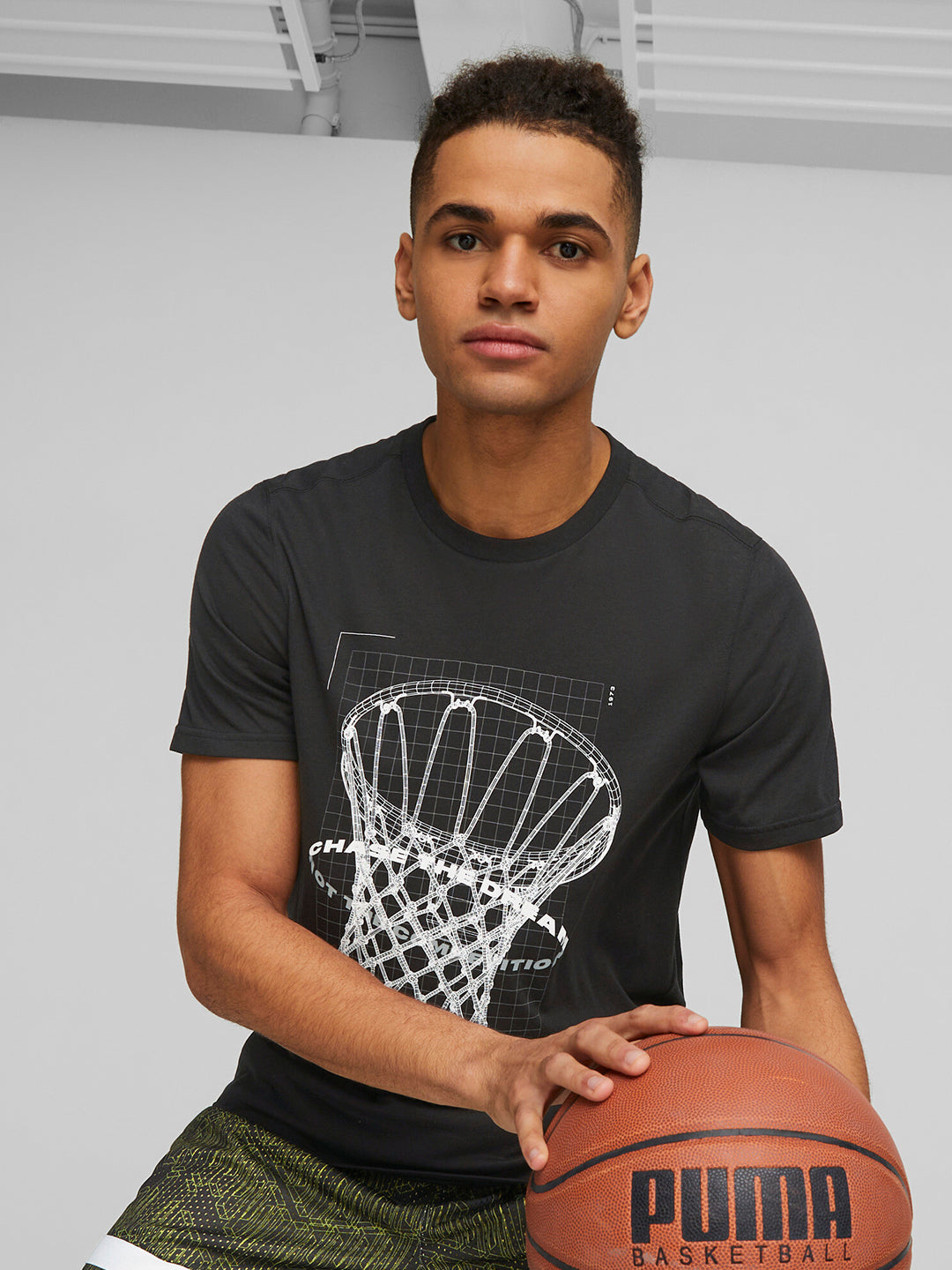 Men Black Perimeter 5 T-Shirt