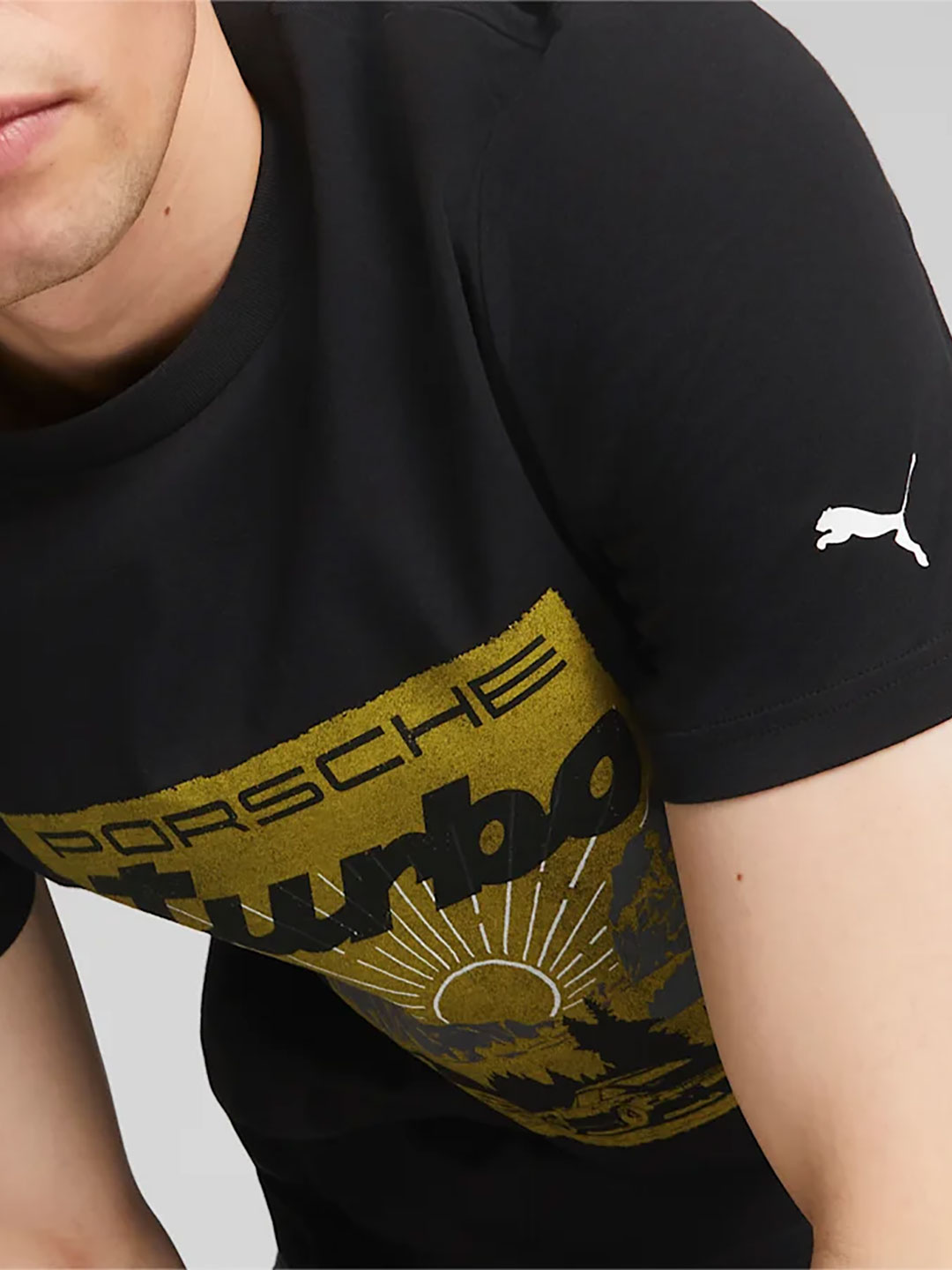 Puma Men Black Porsche Legacy Graphic T-Shirt (5)