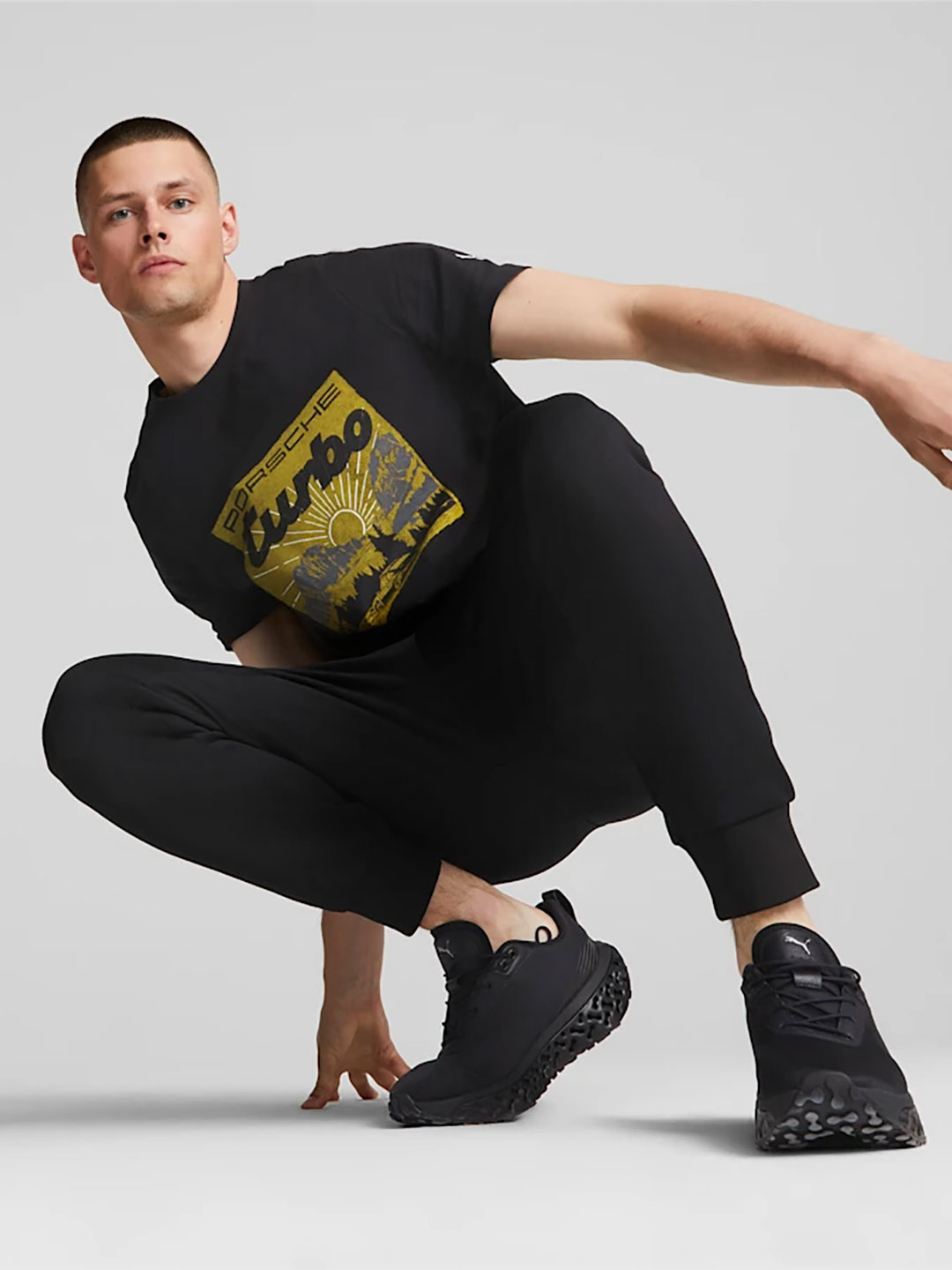 Puma Men Black Porsche Legacy Graphic T-Shirt (3)