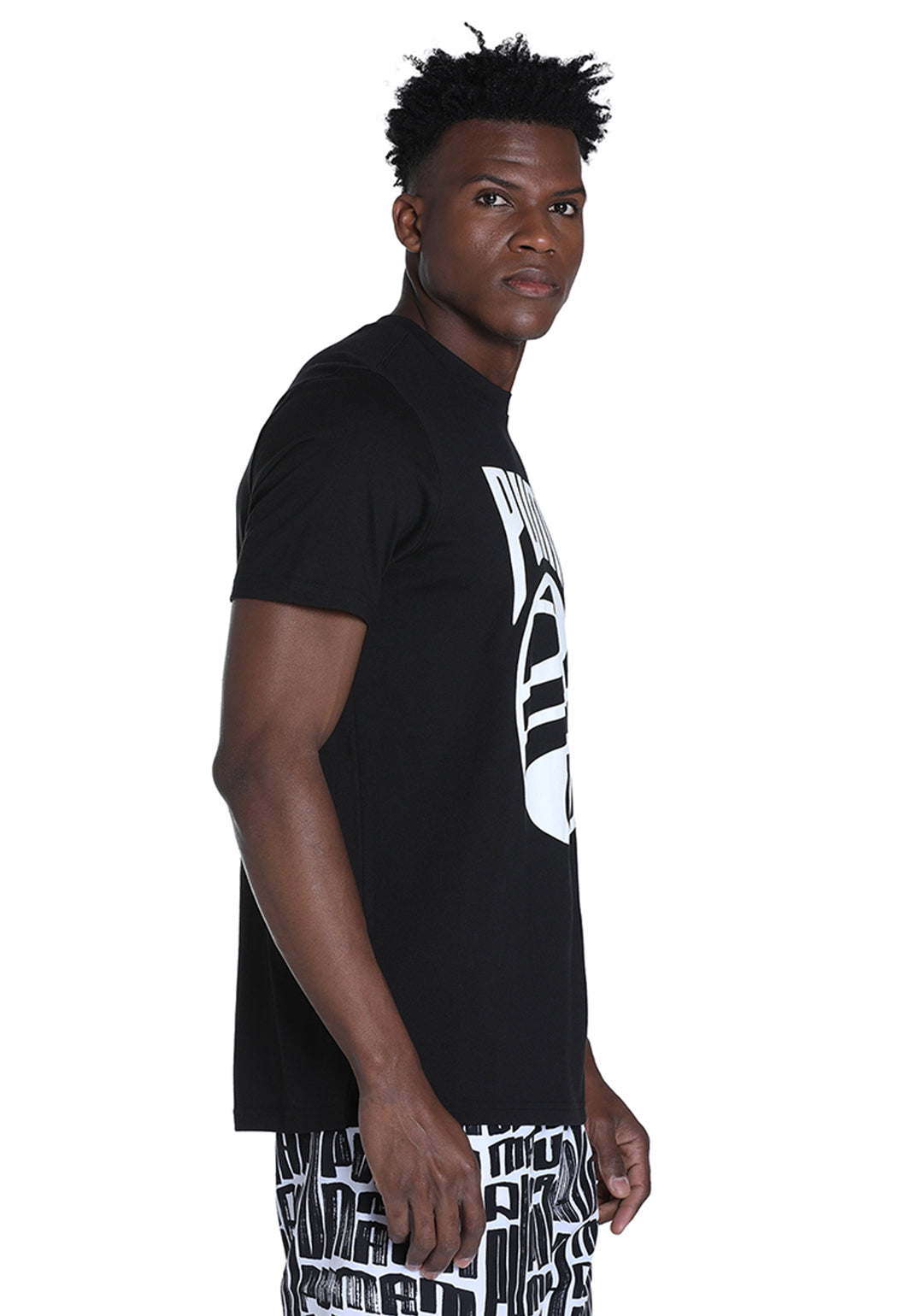 Puma Men Black Posterize T-Shirt (4)