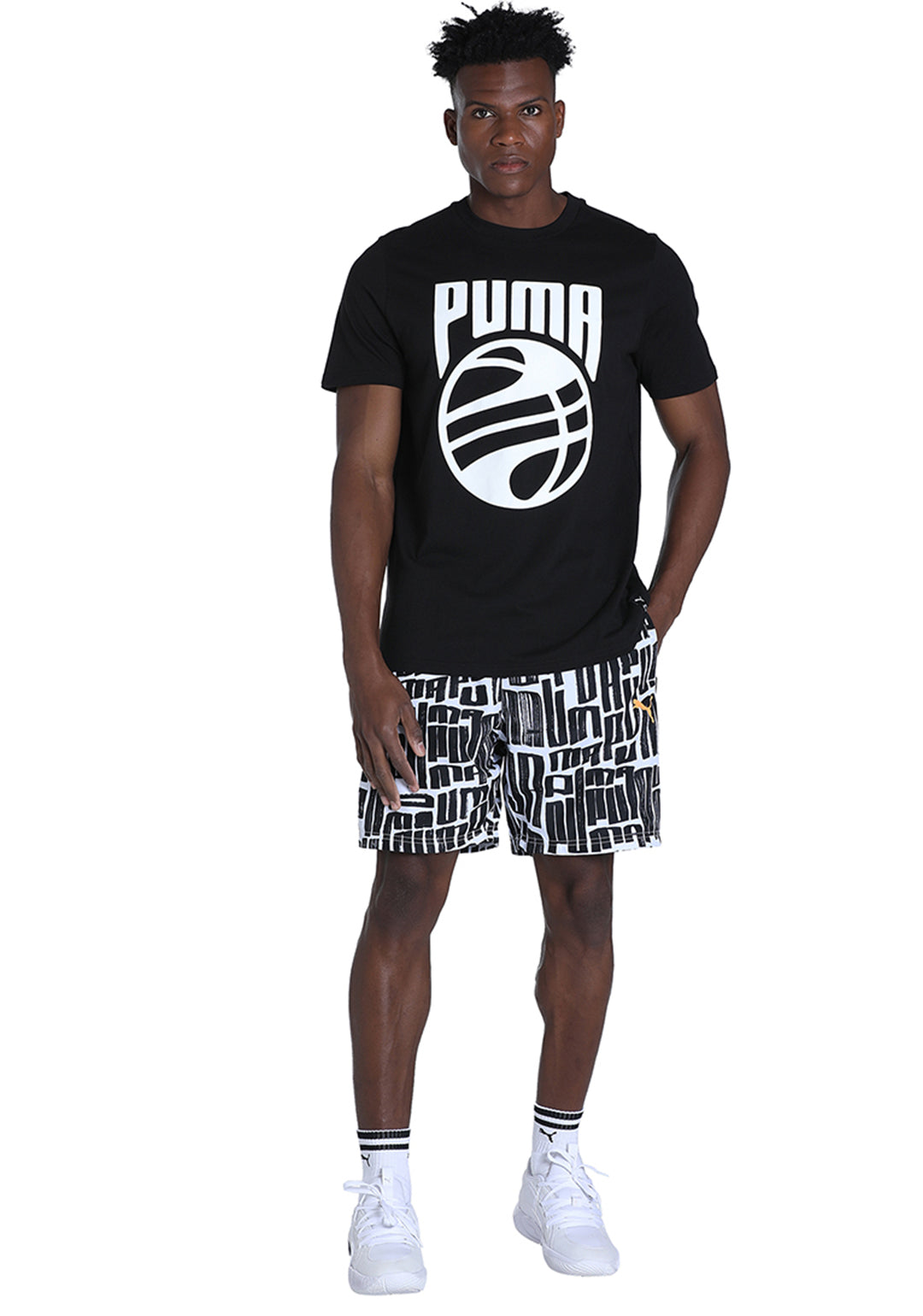 Puma Men Black Posterize T-Shirt (5)