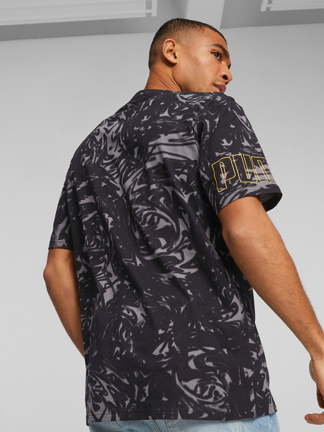 Puma Men Black PUMA POWER Summer AOP T-Shirt (2)