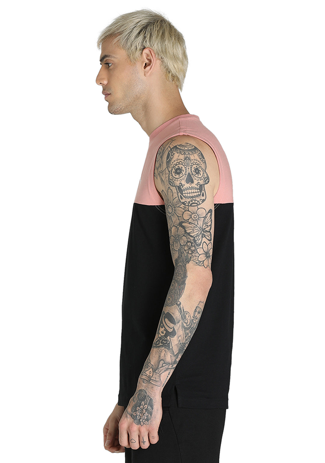 Puma Men Black PUMAxOne8 Color Block T-Shirt (2)