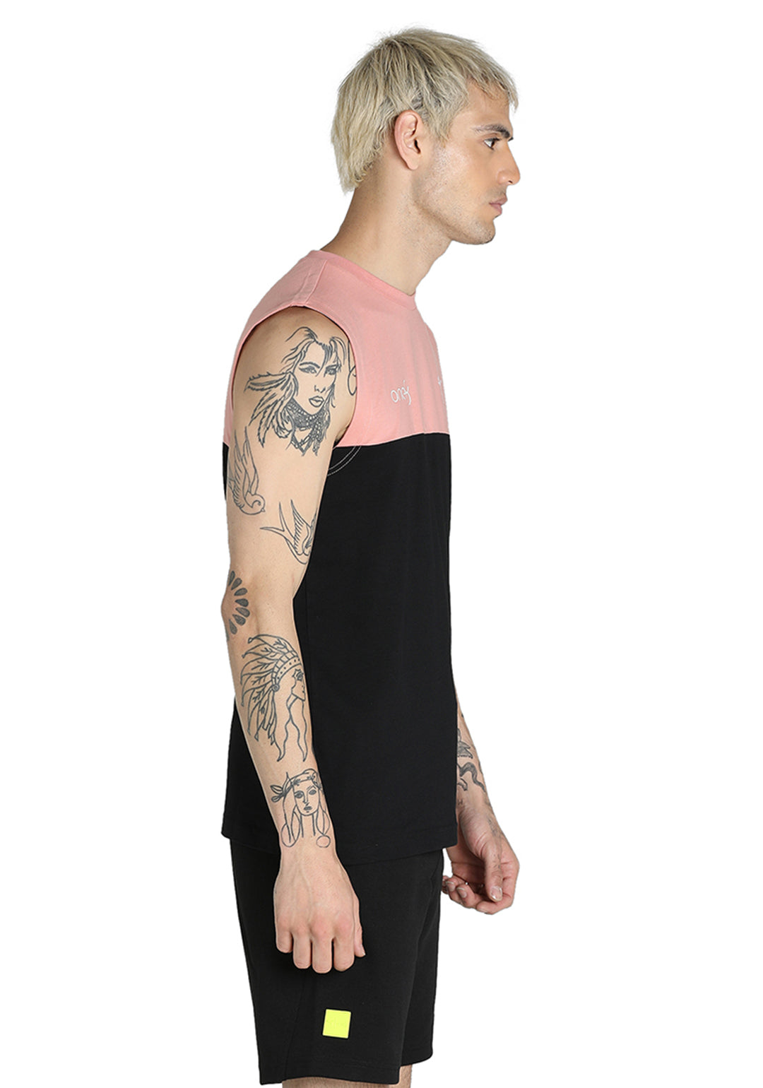 Puma Men Black PUMAxOne8 Color Block T-Shirt (4)