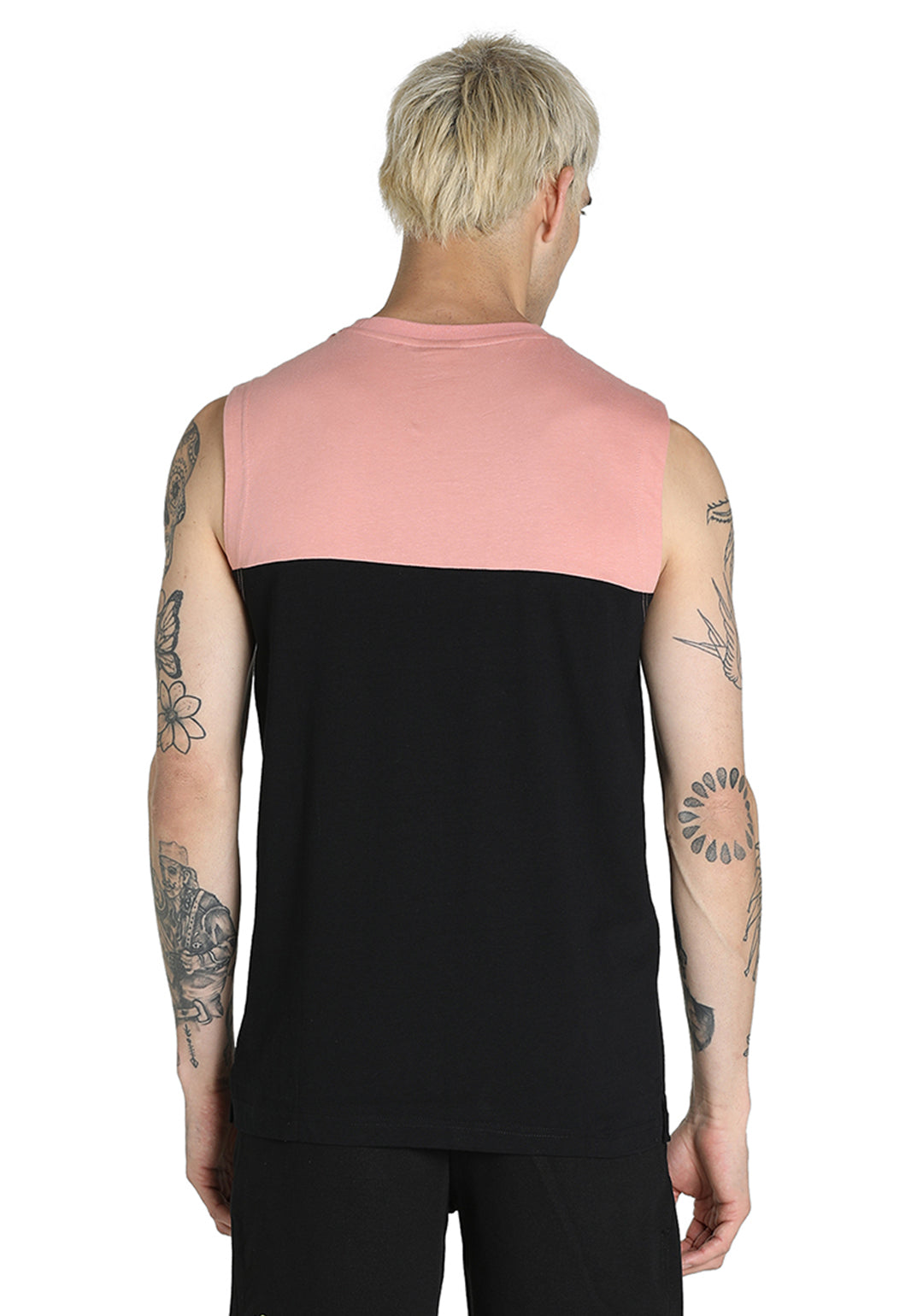 Puma Men Black PUMAxOne8 Color Block T-Shirt (3)