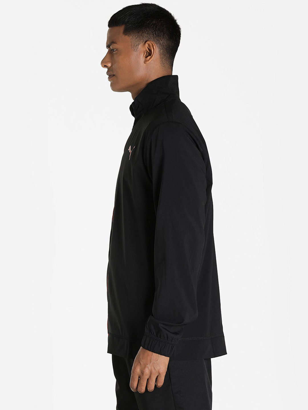 Puma Men Black & Red Printed Fade Jackets (2)