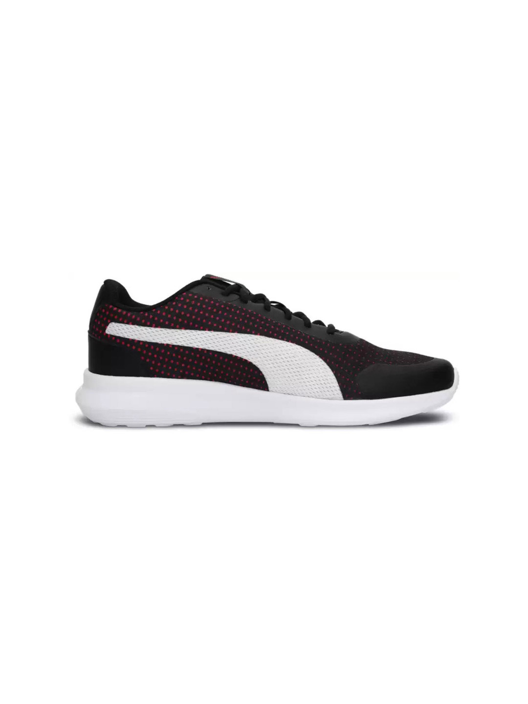 Puma Men Black & Red Puma Cave V2 Running Shoes (1)