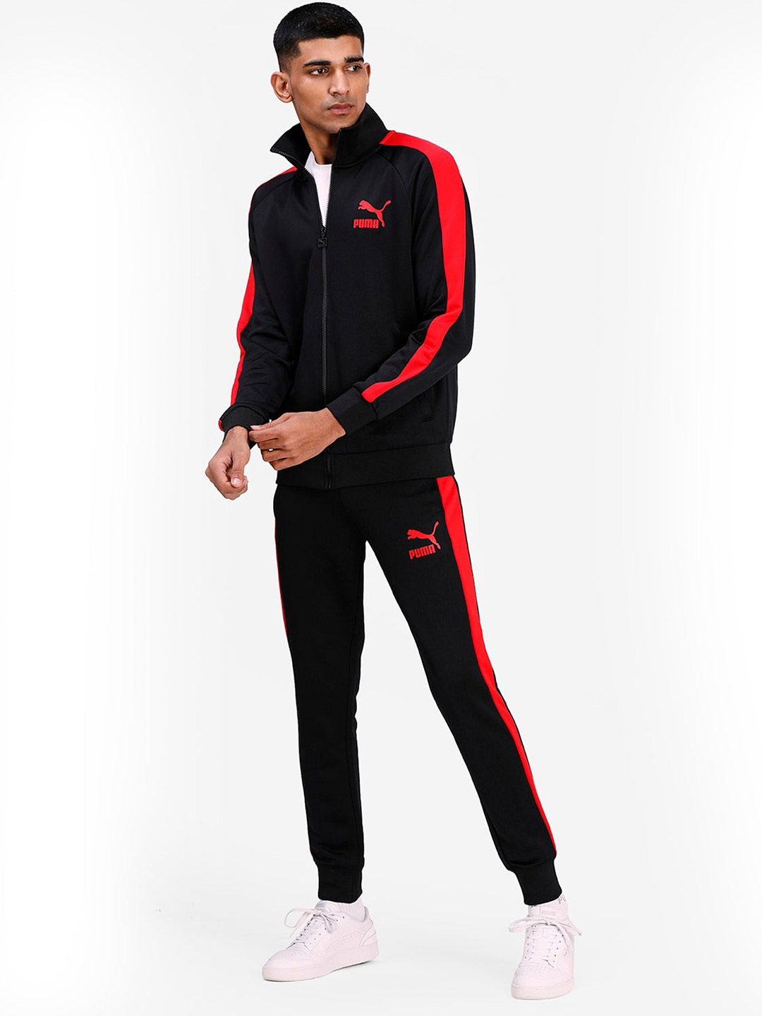 Puma Men Black & Red Solid Iconic Track Jacket (5)