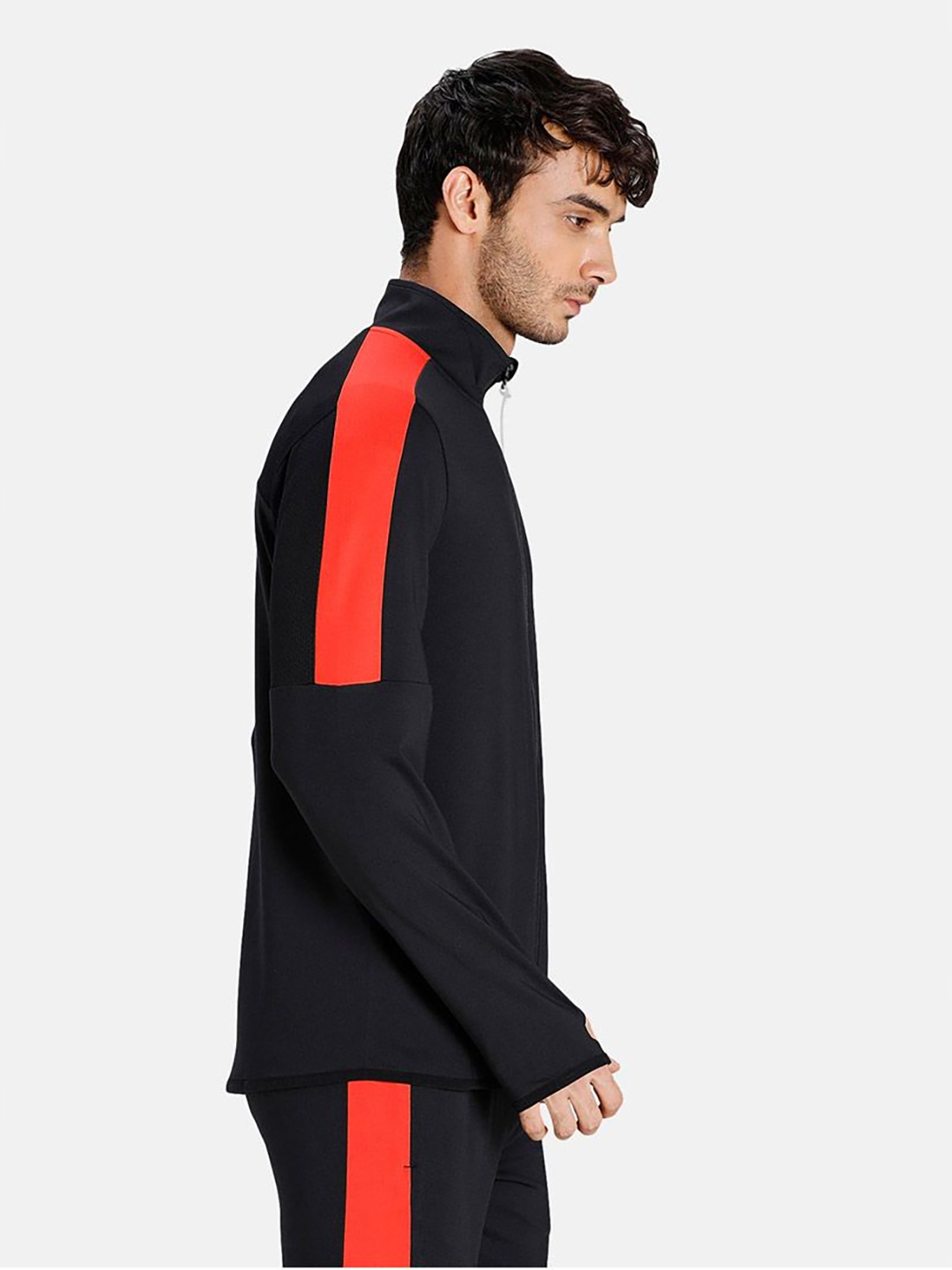 Puma Men Black & Red Solid Virat Kohli Full-Zip Sweatshirts (2)