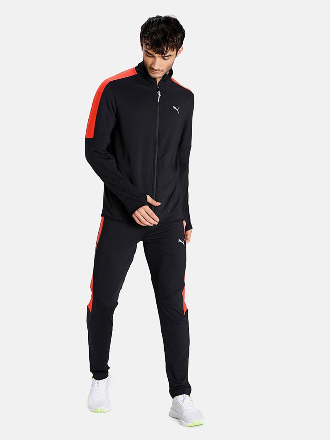 Puma Men Black & Red Solid Virat Kohli Full-Zip Sweatshirts (5)