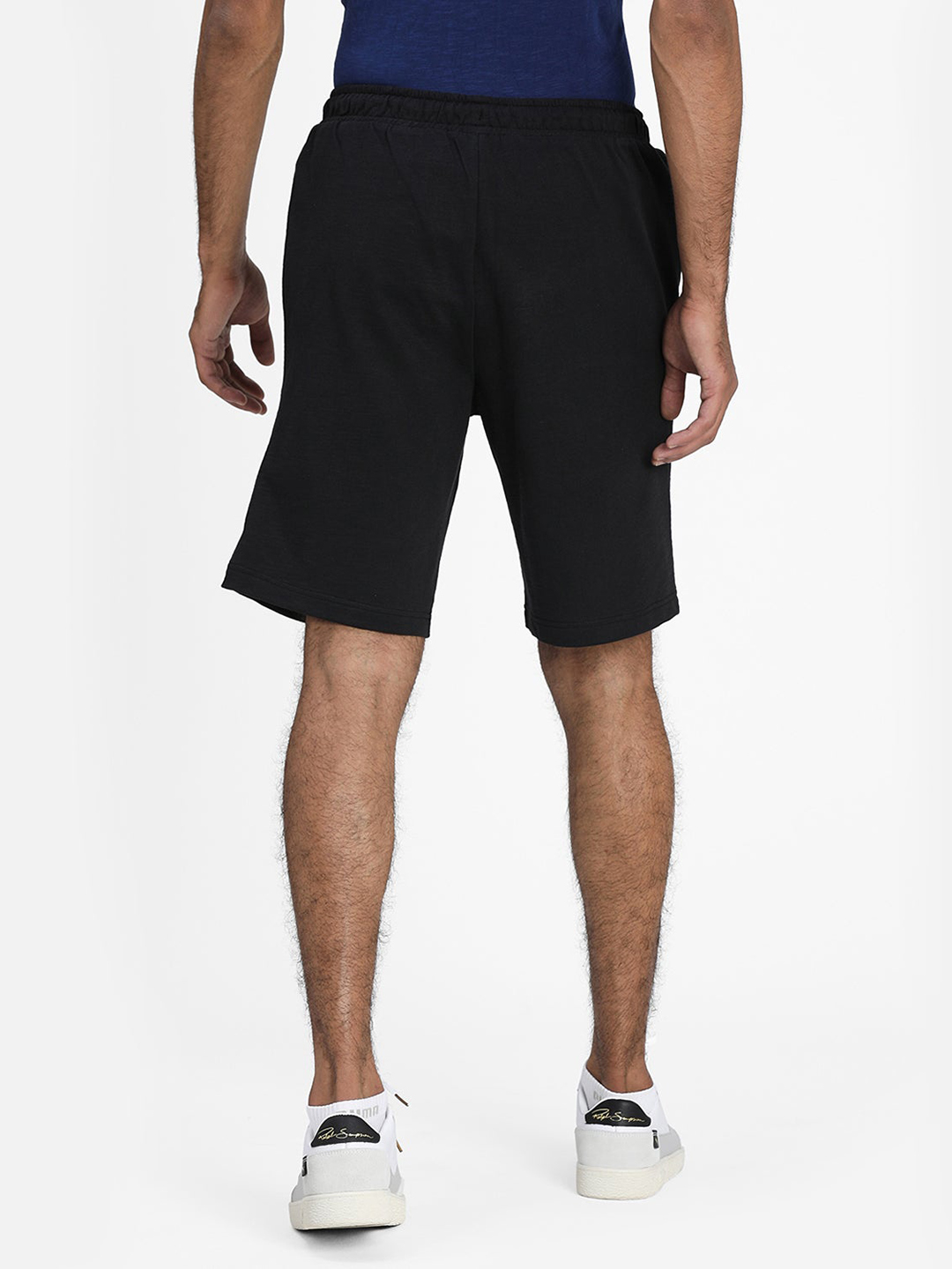 Puma Men Black Slub Shorts (3)