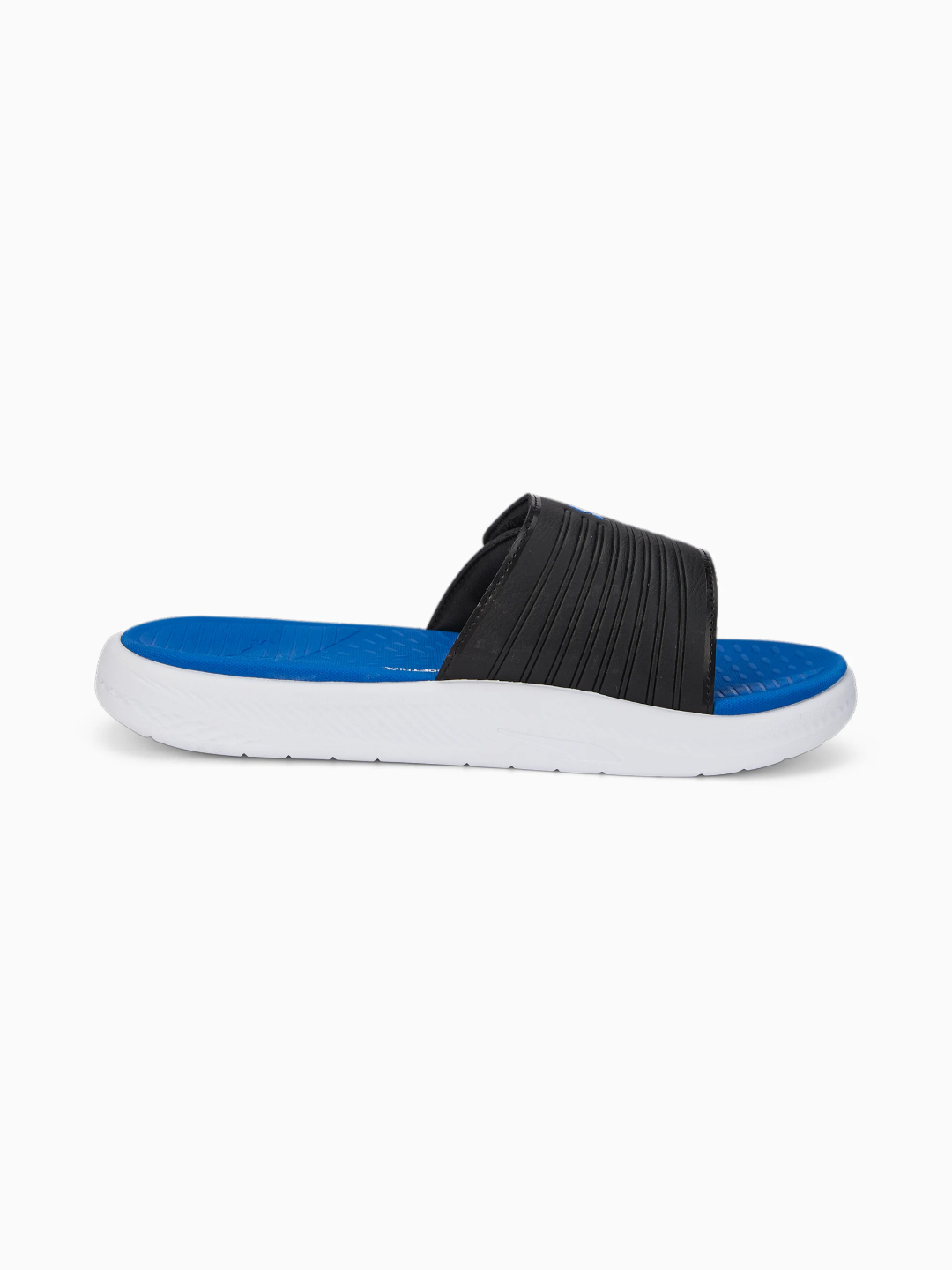 Puma Men Black Softride Slides (1)