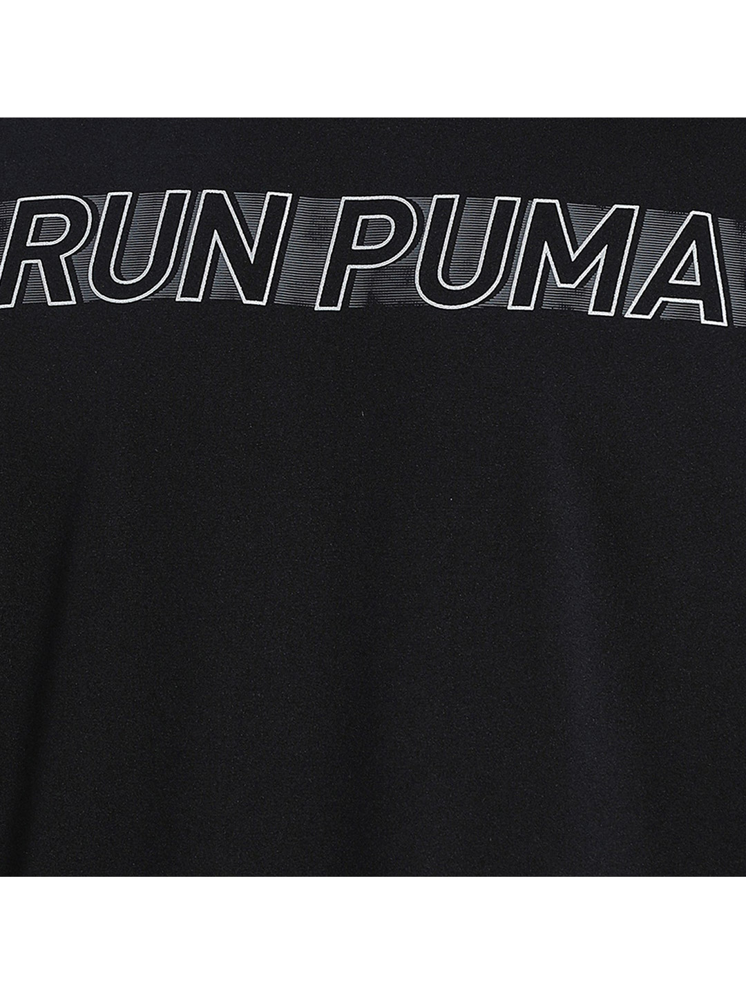 Puma Men Black Solid Run Lite Cooladapt T-Shirts (6)
