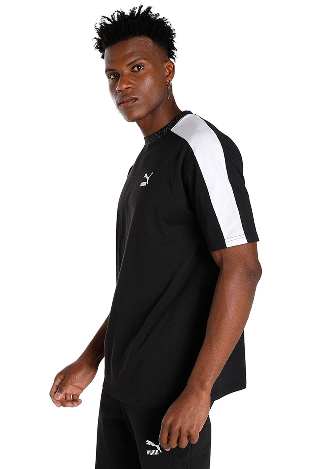 Puma Men Black T7 TREND 7ETTER T-Shirt (2)