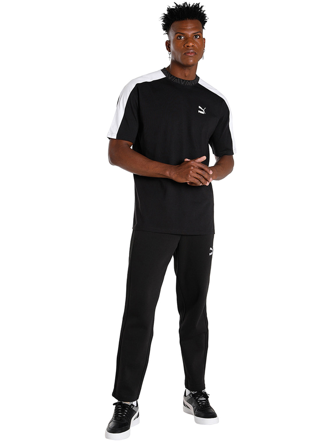 Puma Men Black T7 TREND 7ETTER T-Shirt (5)