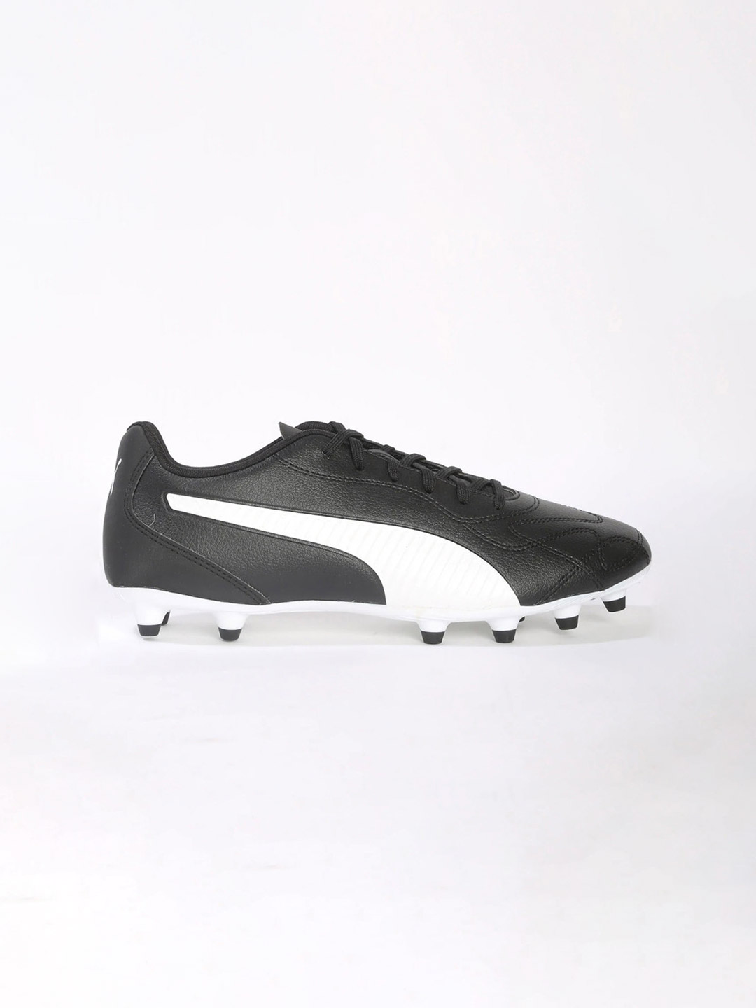 Puma Men Black & White Monarch II FG/AG Football Shoes (1)
