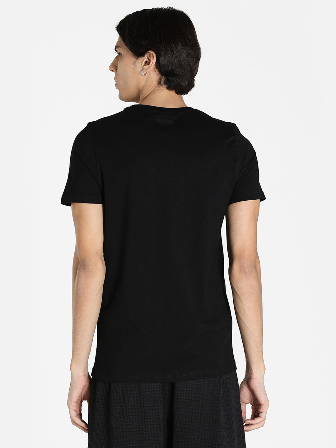 Puma Men Black & White Printed 4Th Quarter T-Shirts (3)